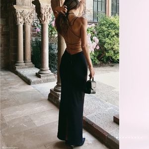 Meshki SABINE
Backless Maxi Dress - Black